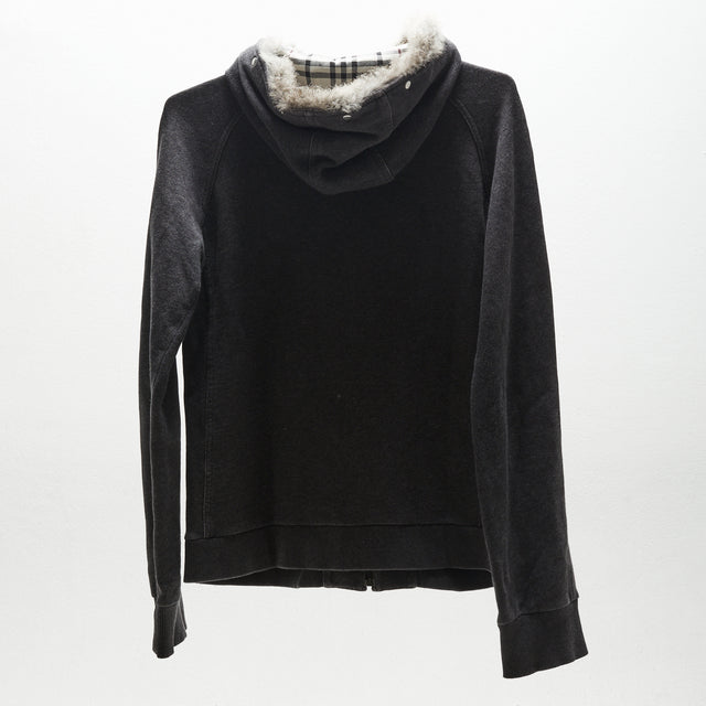 BURBERRY BLACK LABEL FUR ZIP HOODIE