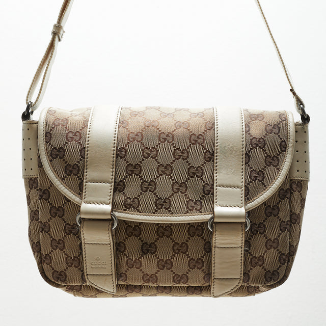 GUCCI MONOGRAM SHOULDER BAG