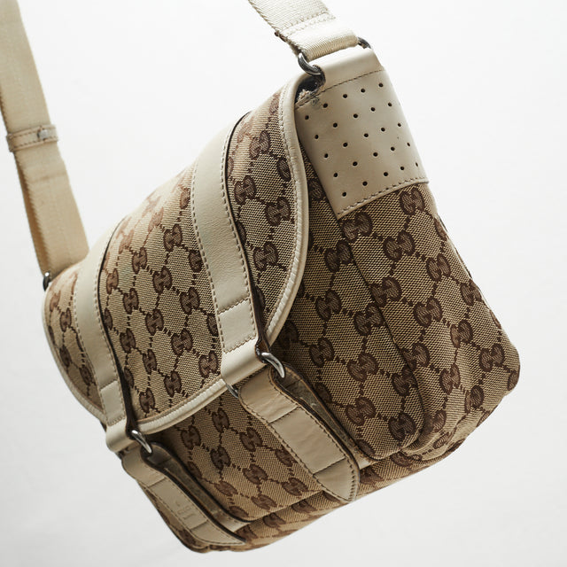 GUCCI MONOGRAM SHOULDER BAG
