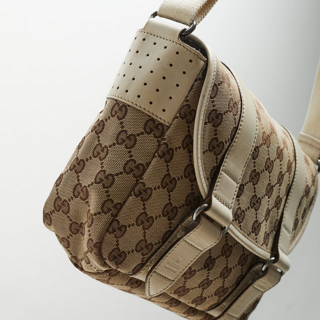 GUCCI MONOGRAM SHOULDER BAG