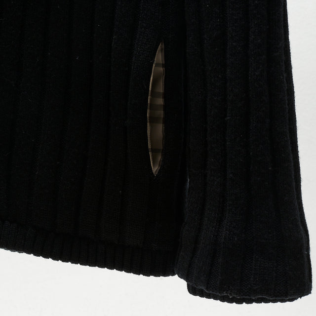 BURBERRY BLACK LABEL KNIT ZIP JACKET