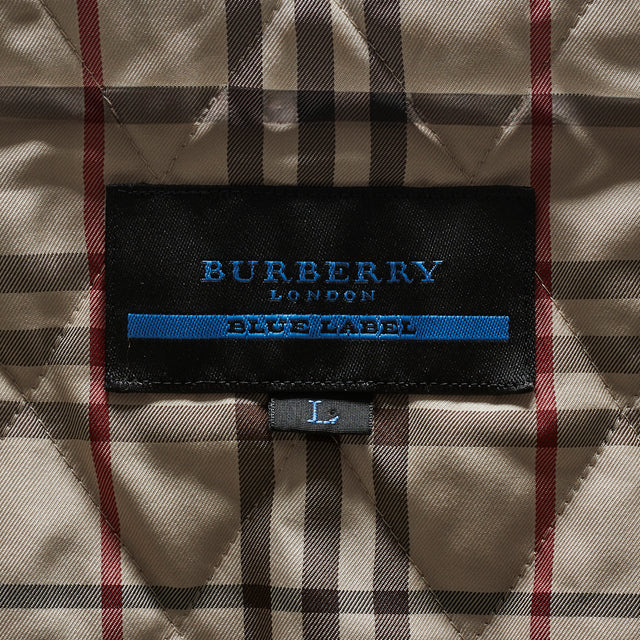 BURBERRY BLACK LABEL KNIT ZIP JACKET