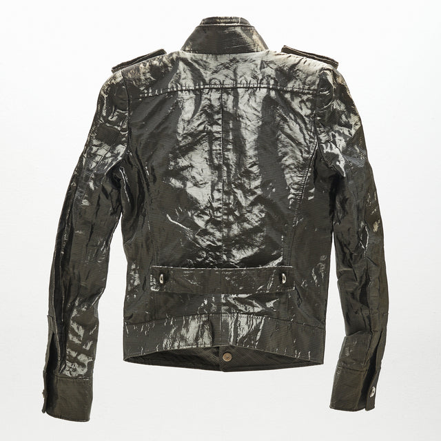 BALENCIAGA 2006 METALLIC WOMENS JACKET