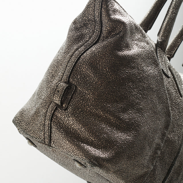 SAINT LAURENT LEATHER HAND BAG
