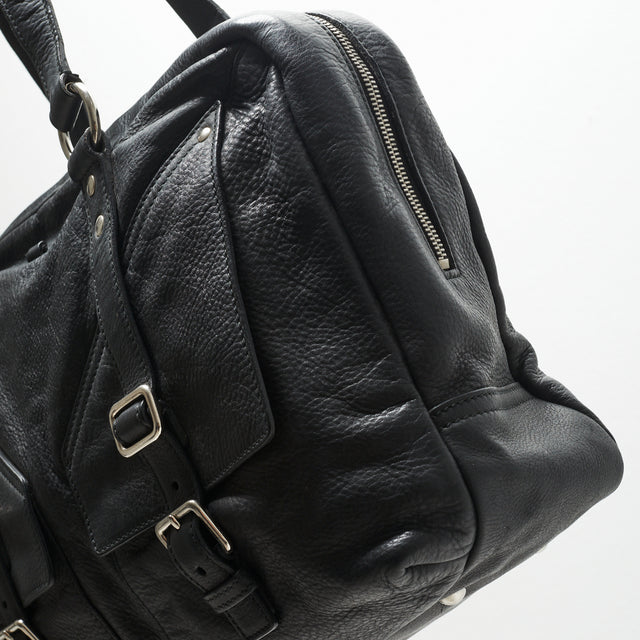 SAINT LAURENT LEATHER HAND BAG