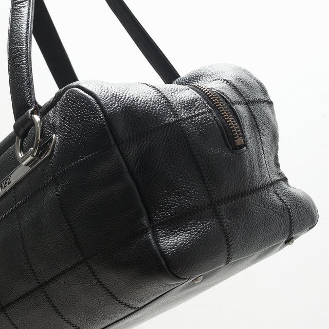 CHANEL CHOCOLATE BAR CAVIAR LEATHER HAND BAG