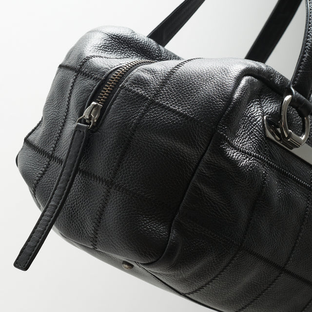 CHANEL CHOCOLATE BAR CAVIAR LEATHER HAND BAG