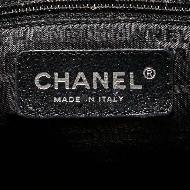 CHANEL CHOCOLATE BAR CAVIAR LEATHER HAND BAG
