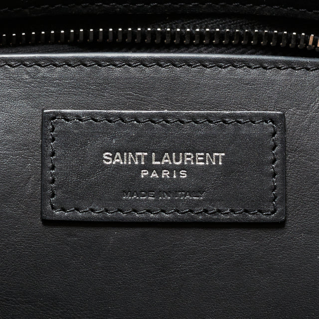 SAINT LAURENT RAFFIA HAND BAG