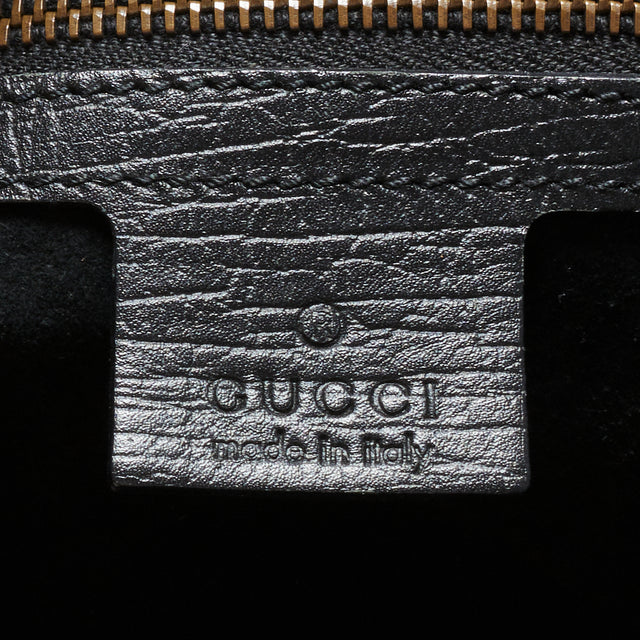 GUCCI LEATHER HORSEBIT HAND BAG