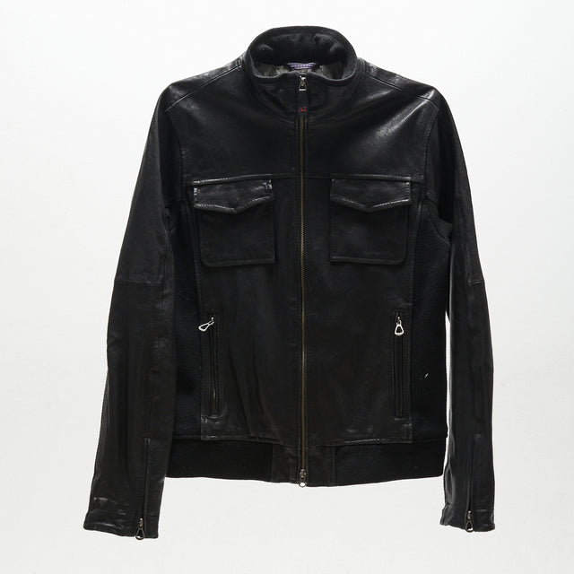ARMANI JEANS LEATHER JACKET