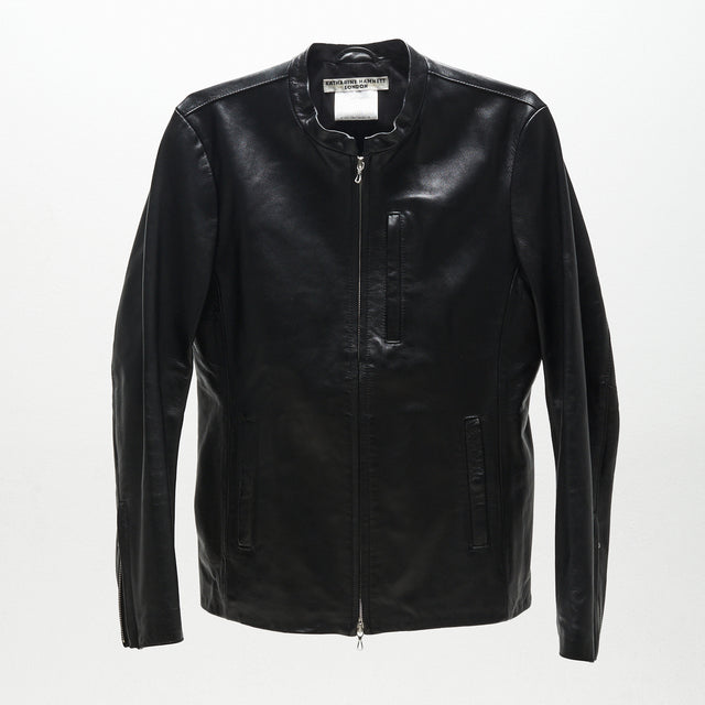KATHARINE HAMNETT LEATHER JACKET