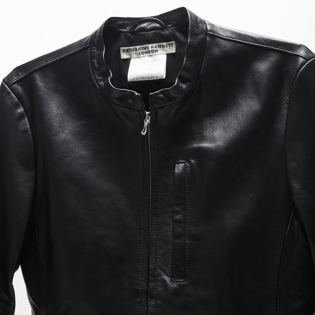 KATHARINE HAMNETT LEATHER JACKET