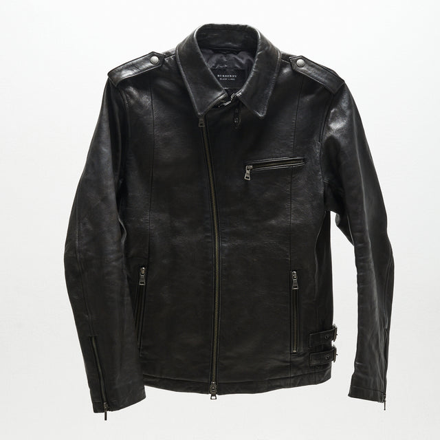 BURBERRY BLACK LABEL LEATHER JACKET