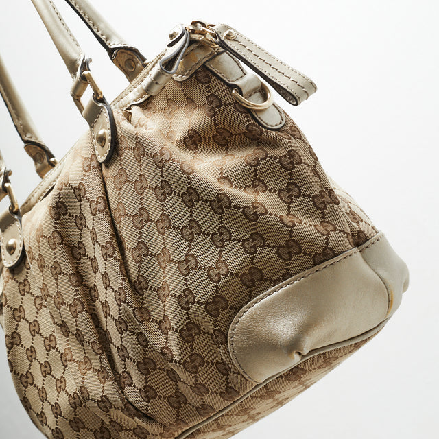 GUCCI MONOGRAM HAND BAG
