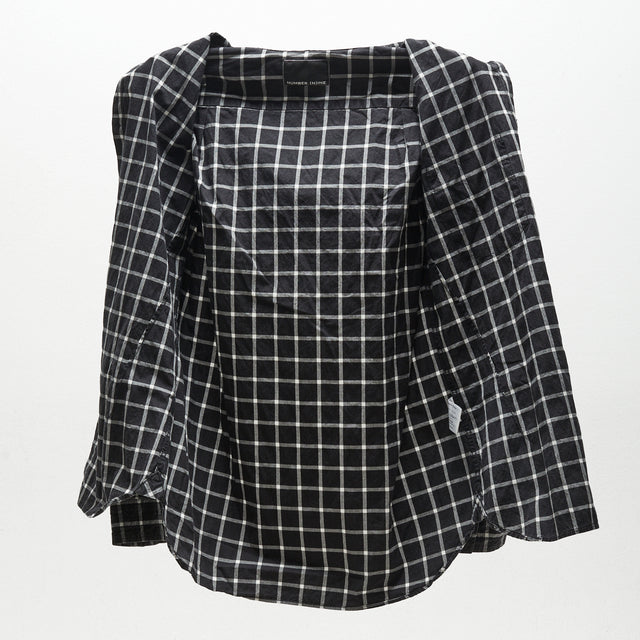 NUMBER (N)INE HOODED FLANEL SHIRT