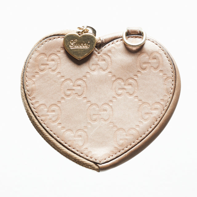 GUCCI LEATHER HEART WALLET