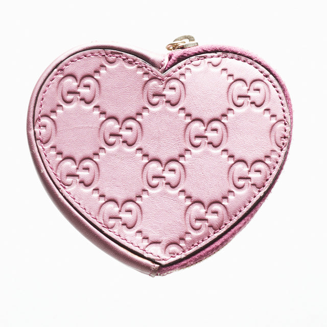 GUCCI LEATHER HEART WALLET