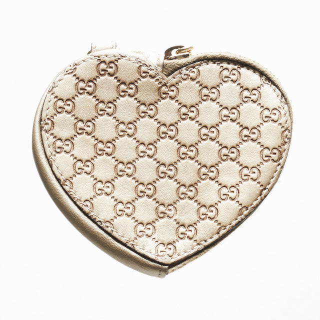 GUCCI LEATHER HEART WALLET