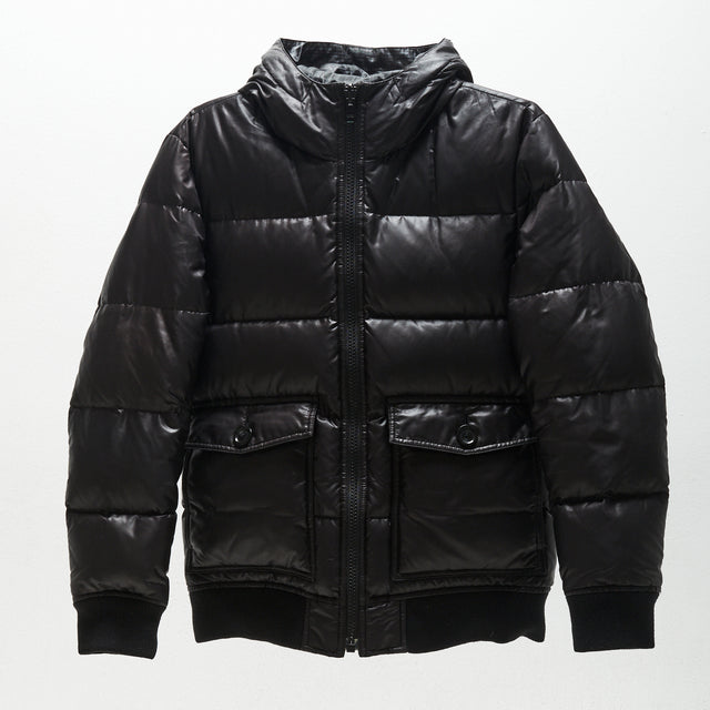 BURBERRY BLACK LABEL REVERSIBLE PUFFER JACKET