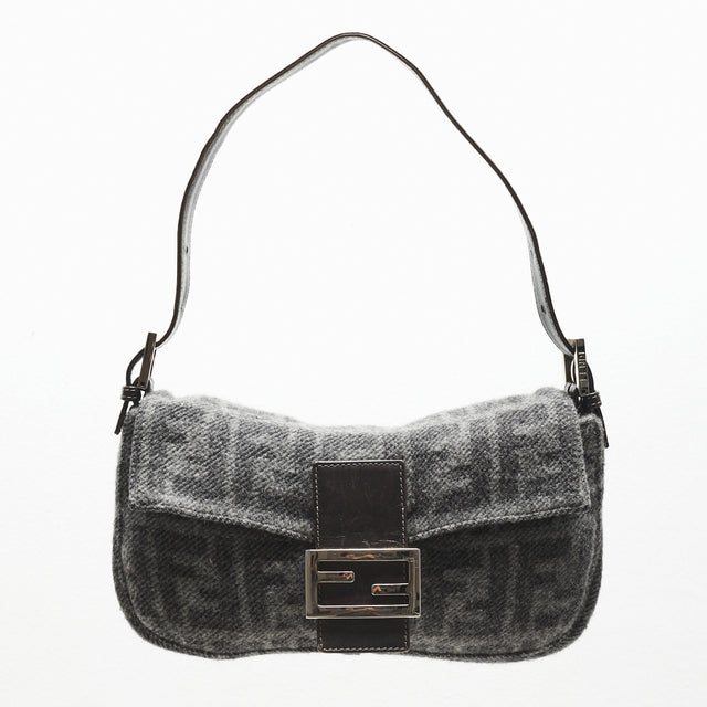 FENDI WOOL BAGUETTE BAG