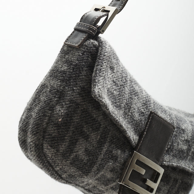 FENDI WOOL BAGUETTE BAG