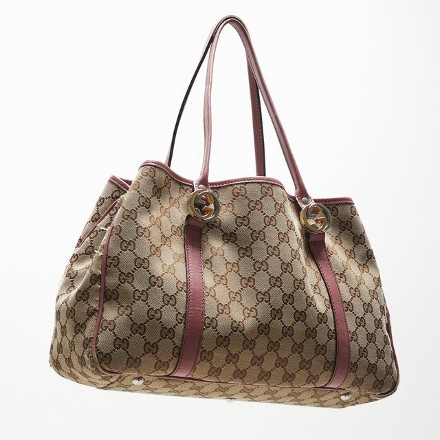 GUCCI MONOGRAM HAND BAG