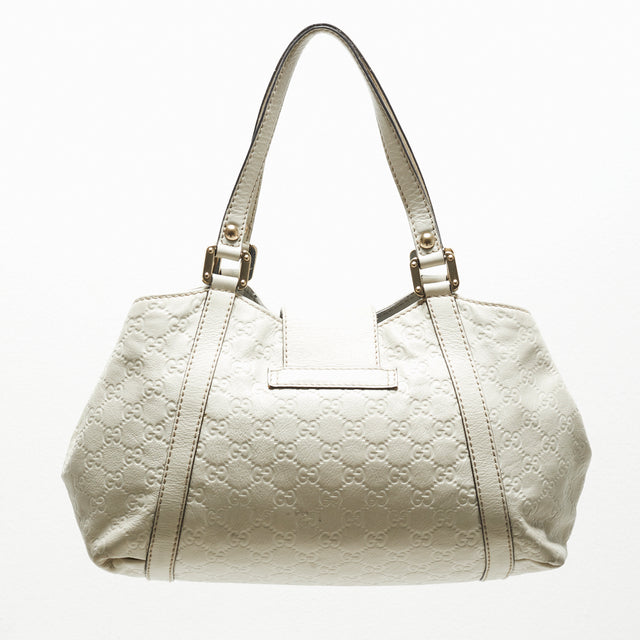 GUCCI LEATHER MONOGRAM HAND BAG