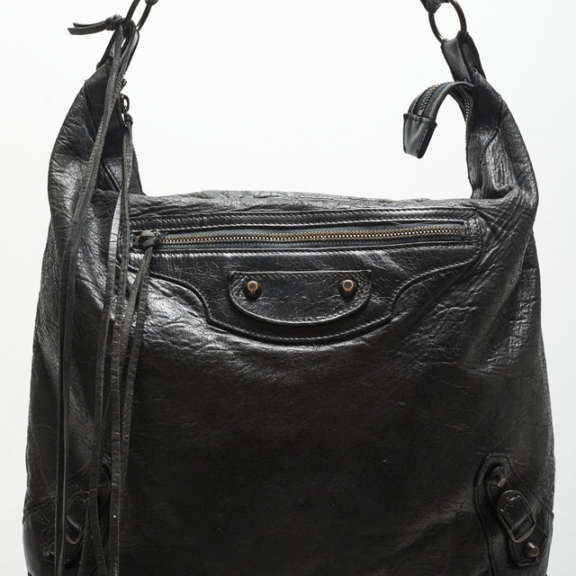 BALENCIAGA LEATHER SHOULDER BAG