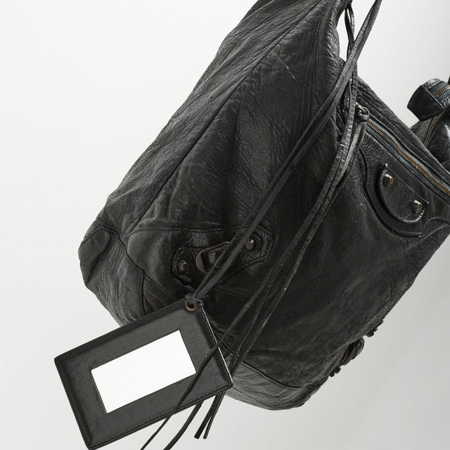 BALENCIAGA LEATHER SHOULDER BAG