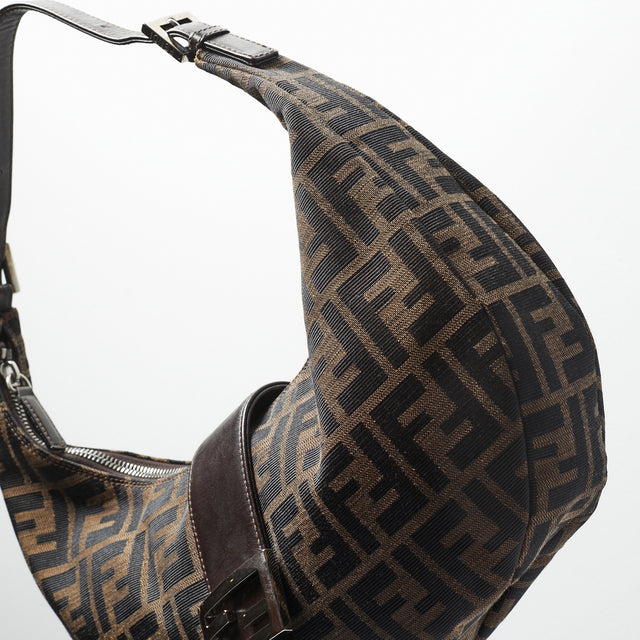 FENDI ZUCCA HALF MOON BAG