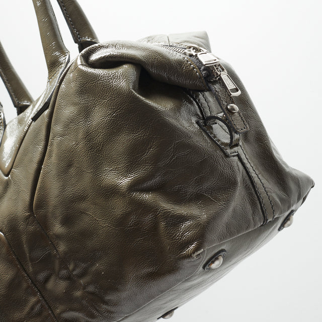 SAINT LAURENT LEATHER HAND BAG