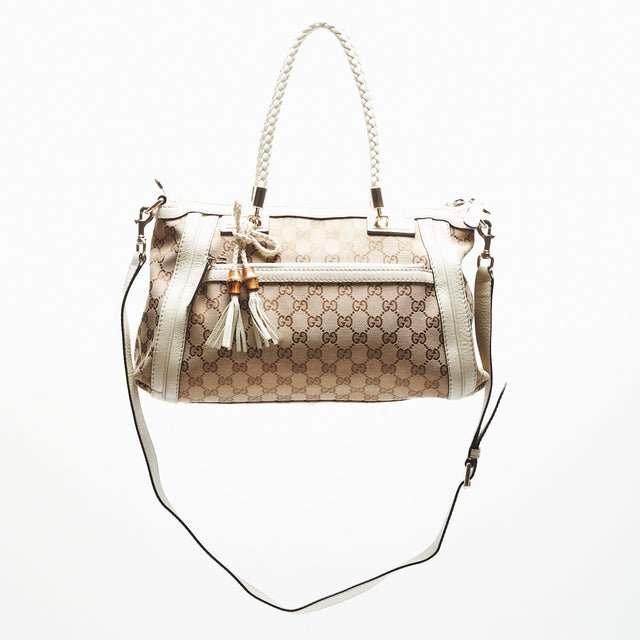 GUCCI BAMBOO MONOGRAM HAND BAG