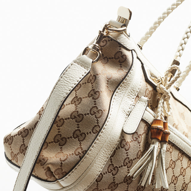 GUCCI BAMBOO MONOGRAM HAND BAG