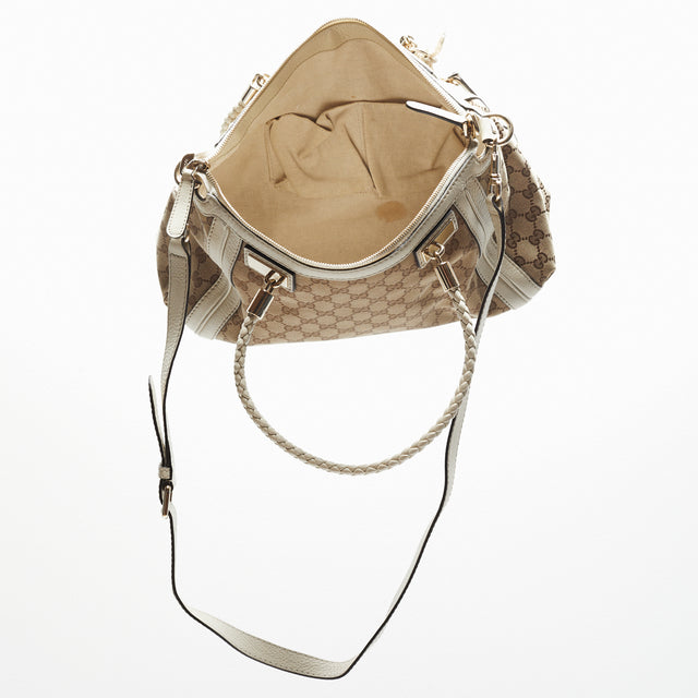 GUCCI BAMBOO MONOGRAM HAND BAG