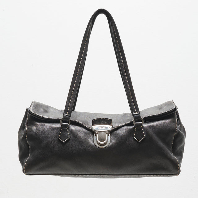 PRADA LEATHER HAND BAG