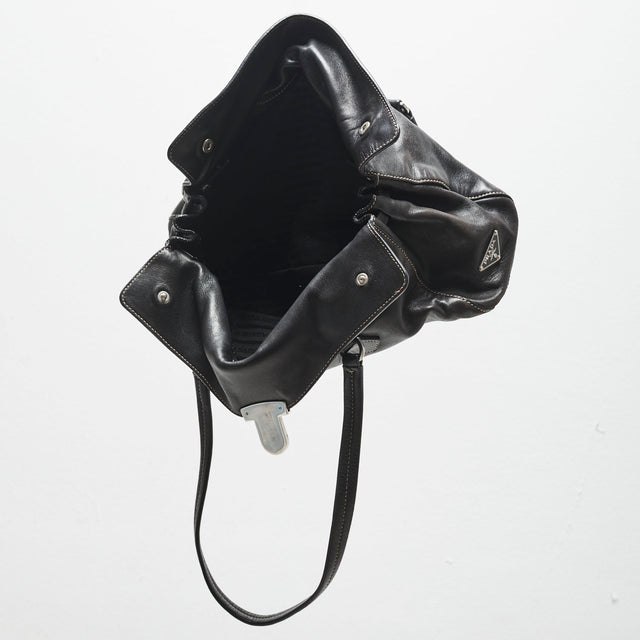 PRADA LEATHER HAND BAG