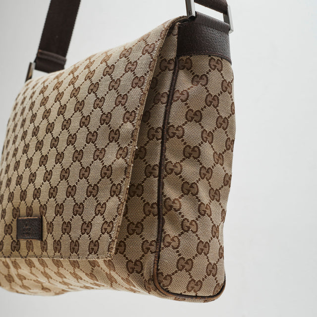 GUCCI MONOGRAM MESSENGER BAG