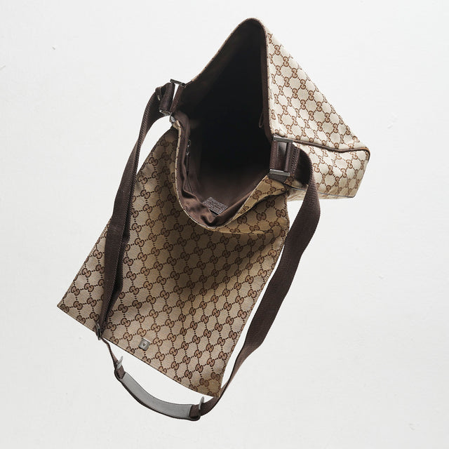 GUCCI MONOGRAM MESSENGER BAG