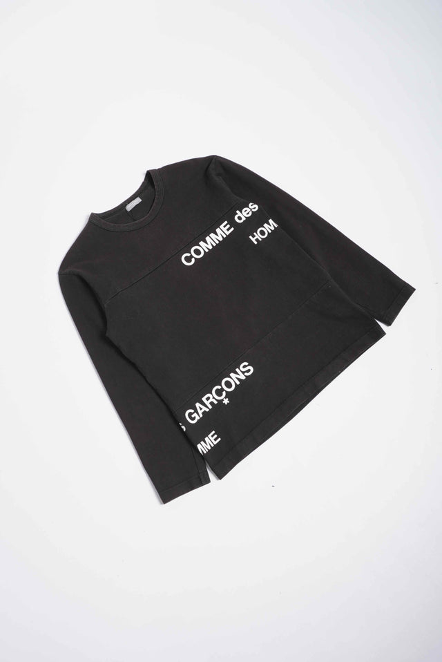 COMME DES GARÇONS AW 2001 SPLIT CREWNECK