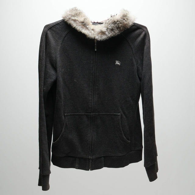 BURBERRY BLACK LABEL FUR HOODIE