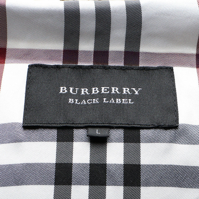 BURBERRY BLACK LABEL FUR PUFFER JACKET