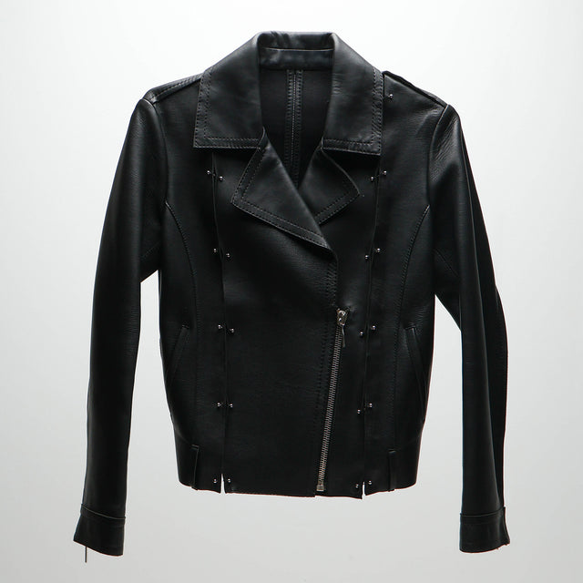 COSTUME NATIONAL LEATHER JACKET