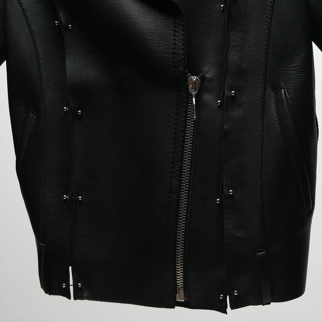 COSTUME NATIONAL LEATHER JACKET