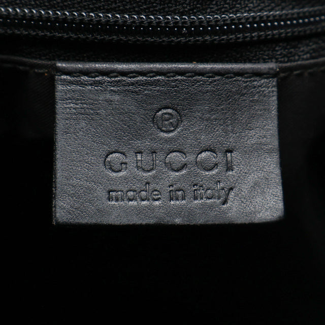 GUCCI LEATHER BAMBOO BAG