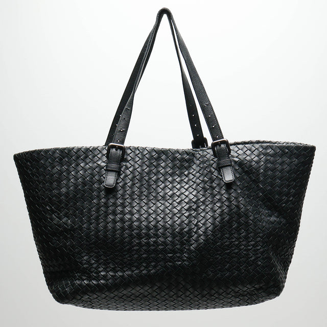 BOTTEGA VENETA INTRECCIATO XL LEATHER TOTE