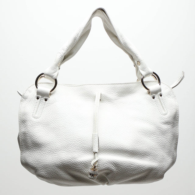CELINE LEATHER PADLOCK SHOULDER BAG