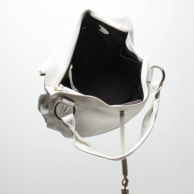 CELINE LEATHER PADLOCK SHOULDER BAG