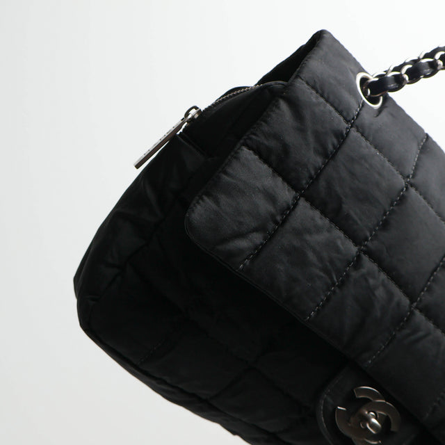 CHANEL QUILTED NYLON CLASSIC FLAP