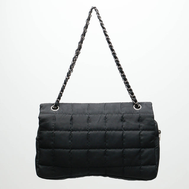 CHANEL QUILTED NYLON CLASSIC FLAP